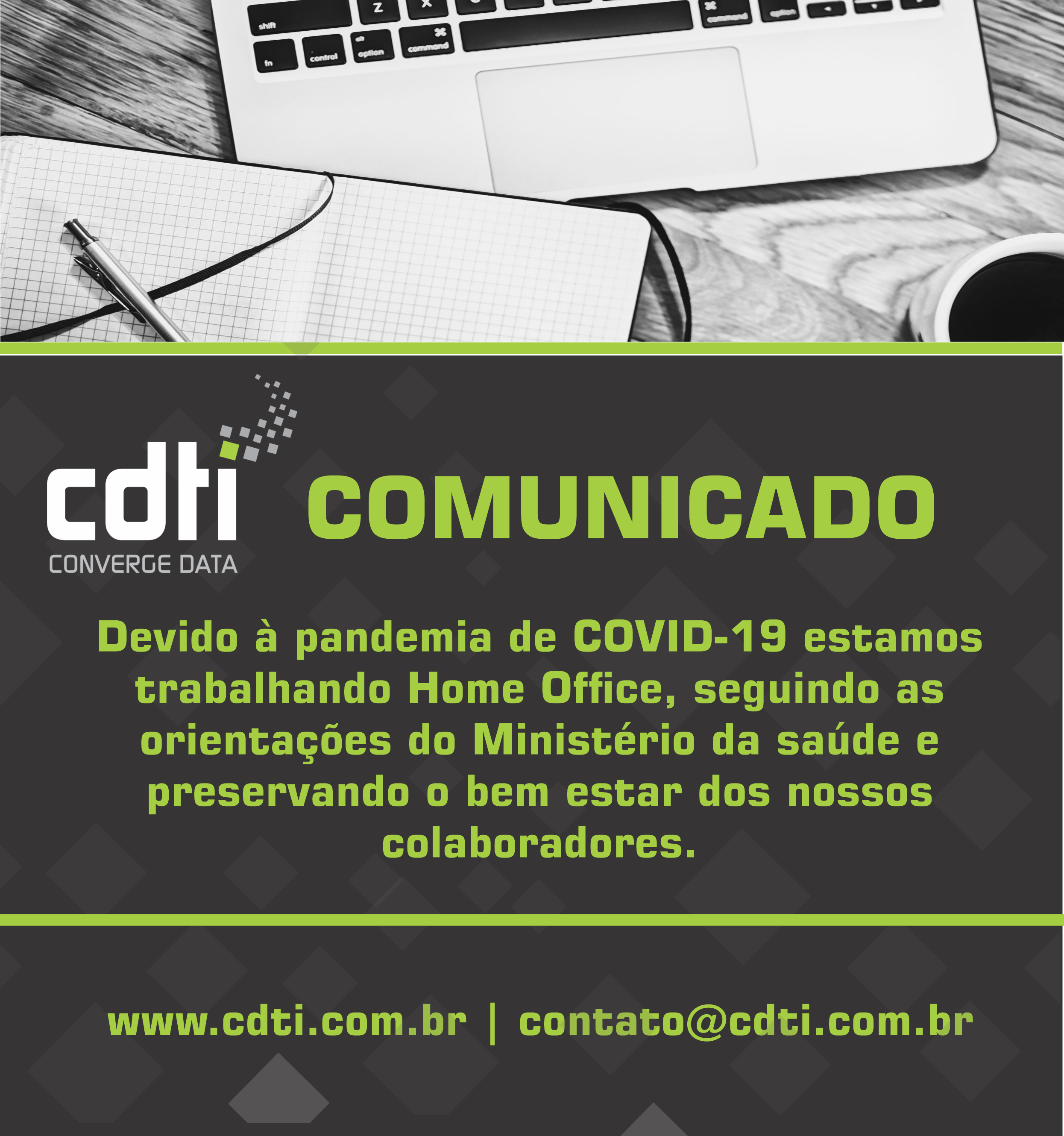 Aviso Importante: Home Office